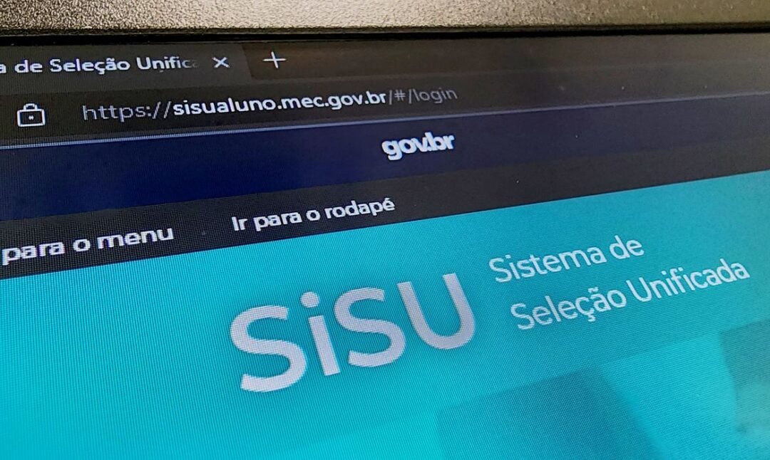 Brasília - 10/07/2023 - Página do Sisu 2023 na internet. Foto: Rafa Neddermeyer/Agência Brasil