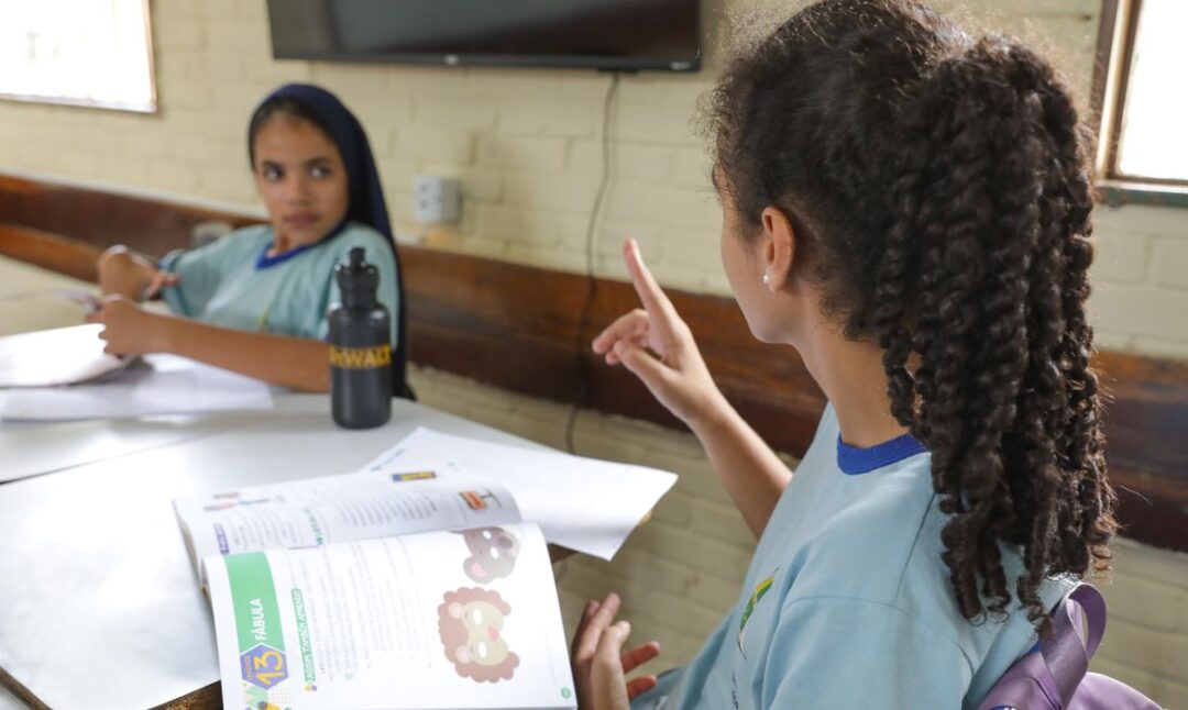 Estudantes em escola Bilingue. Foto: Geovana Albuquerque/ Agência Brasília