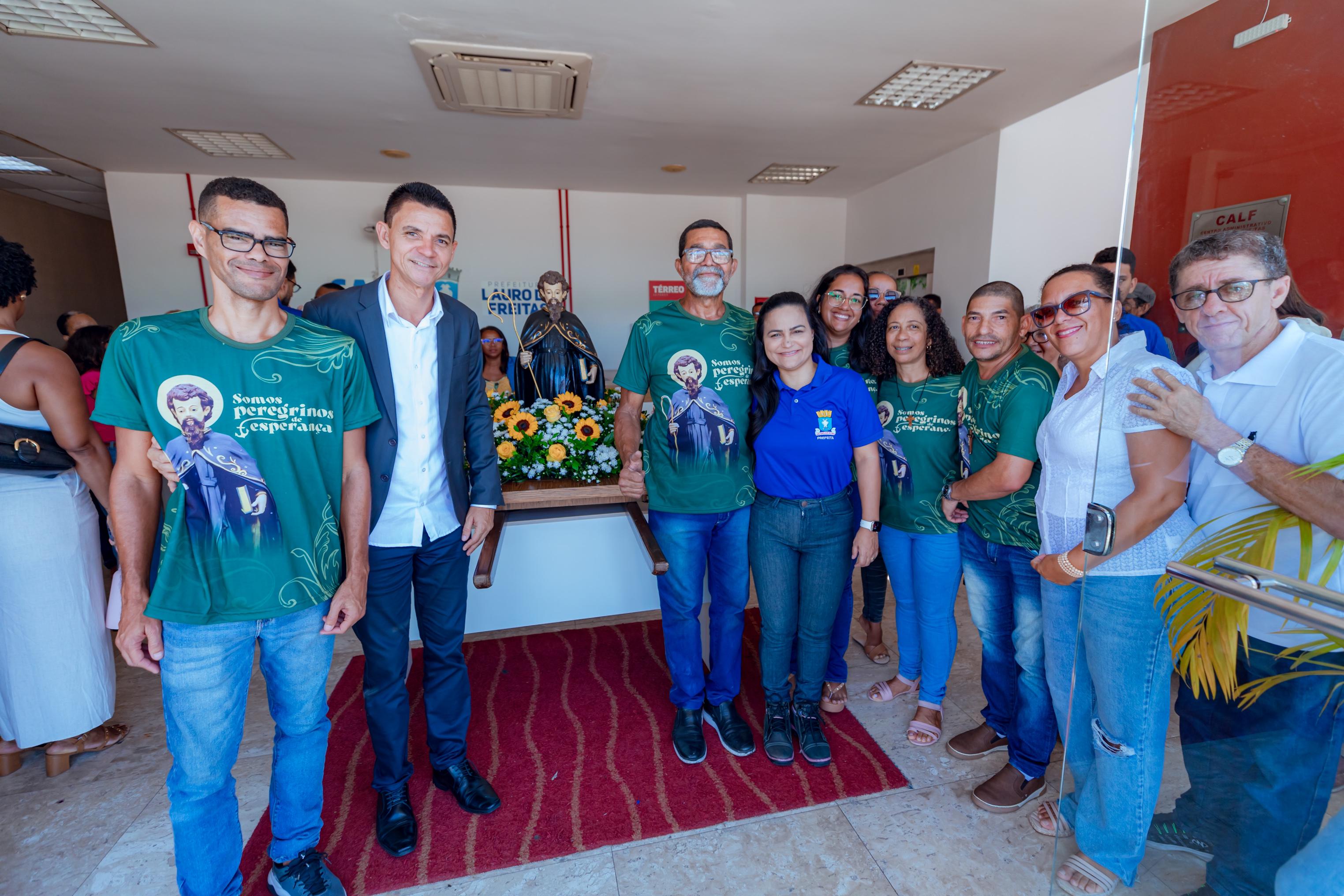 Calf recebe visita da imagem peregrina de Santo Amaro de Ipitanga