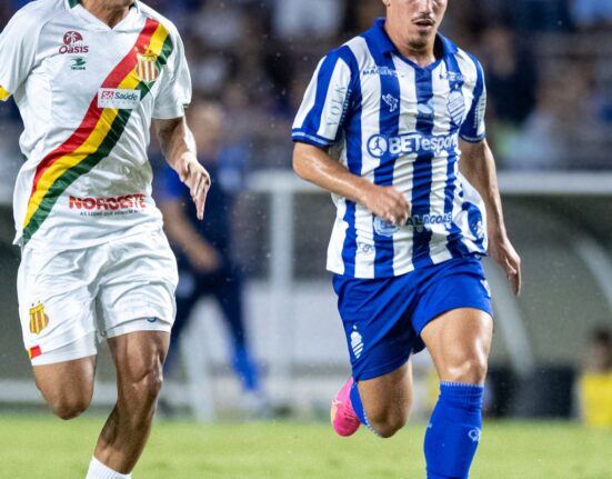 copa-do-nordeste:-csa-goleia-sampaio-correa-no-rei-pele