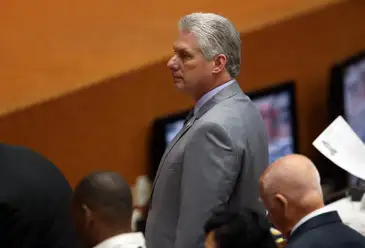 Agência EFE/Alejandro Ernesto/direitos reservados O primeiro vice-presidente de Cuba, Miguel Díaz-Canel, em sessão constitutiva da IX legislatura da Assembleia Nacional do Poder Popular