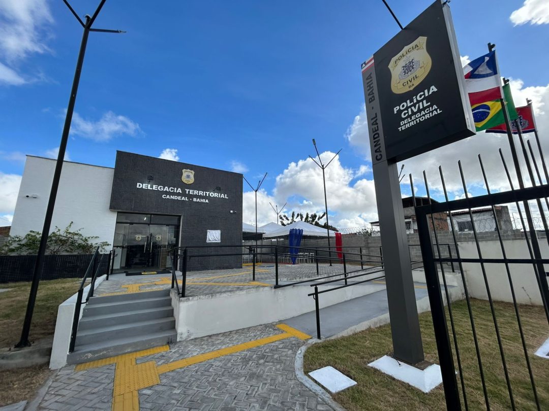 Imagem da delegacia nova inaugurada
