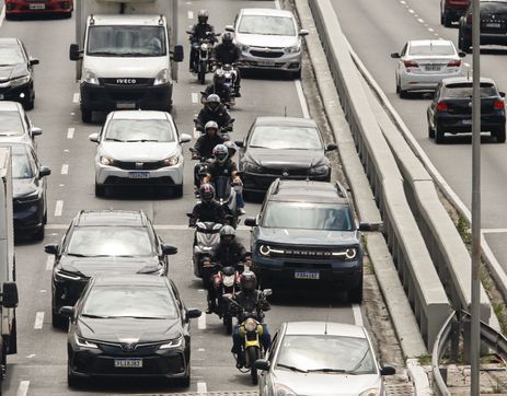 São Paulo (SP), 16/01/2025 - Aplicativo 99, lança serviço de Moto Taxi em São Paulo, contrariando norma da prefeitura que proíbe o serviço.  Foto: Paulo Pinto/Agência Brasil