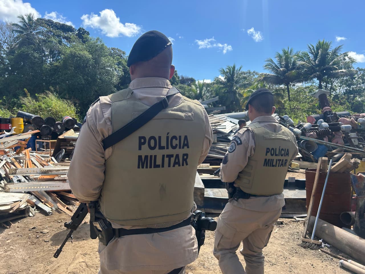 Mais de uma tonelada de cabos de alumínio é recuperada pela SSP em Salvador