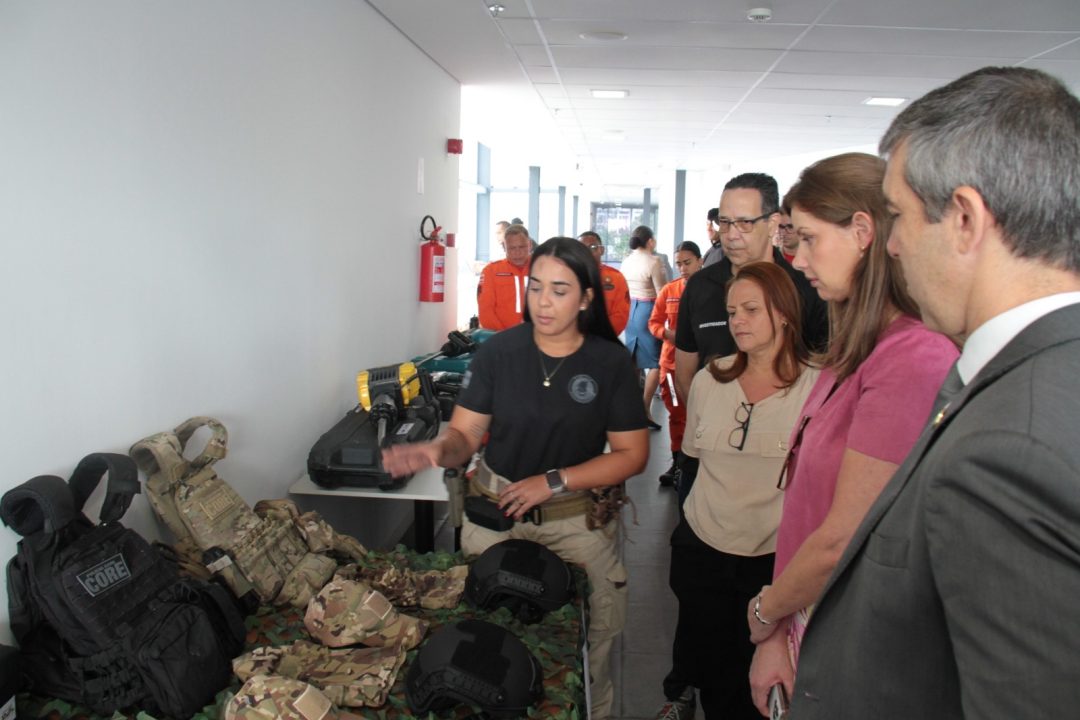 Diretoria de Gestão do Fundo Nacional de Segurança Pública realiza visita técnica na SSP 