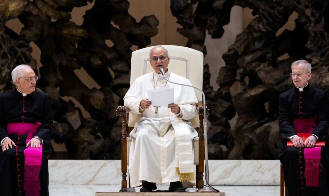Reuters/Eloisa Lopez/Proibida reprodução Papa Leão 14 no Vaticano 12/5/2025 Reuters/Eloisa Lopez/Proibida reprodução