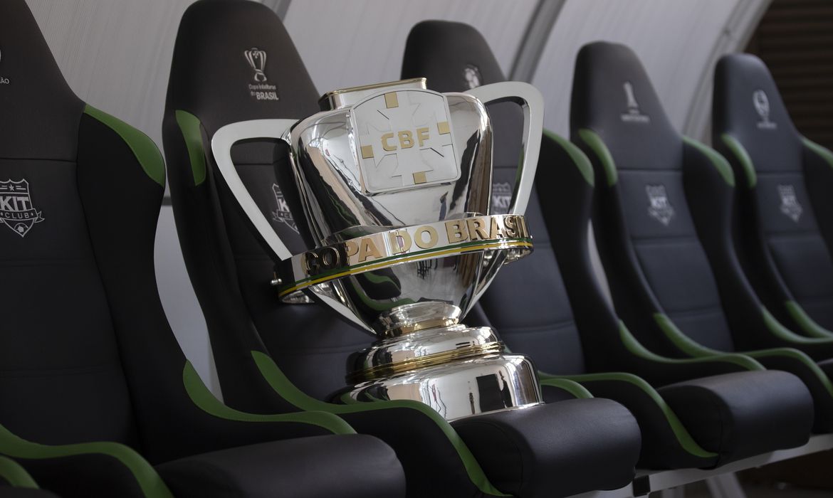 Lucas Figueiredo/CBF/Direitos Reservados troféu, copa do brasil, futebol