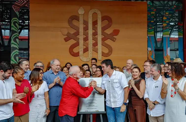 Ricardo Stuckert / PR Presidente da República, Luiz Inácio Lula da Silva, durante visita ao Museu das Amazônias, ao Centro Gastronômico e ao Parque de Bioeconomia e Inovação do Parque do Futuro II. Belém - PA. Foto: Ricardo Stuckert / PR