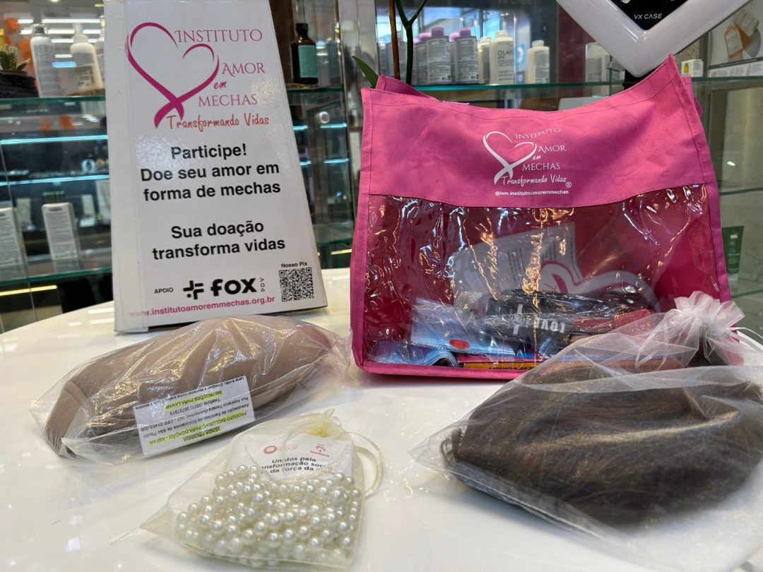 Segurança Pública monta salão temporário no Salvador Shopping e oferece serviços de beleza gratuitos para doadoras de cabelo