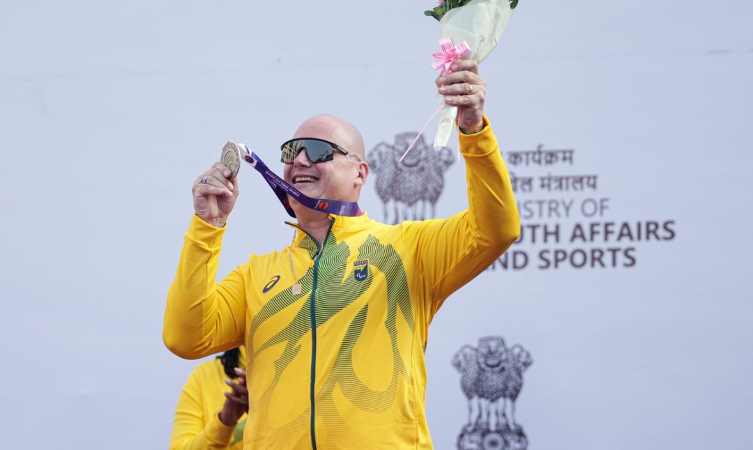 Cris Mattos/CPB/Direitos Reservados ALESSANDRO RODRIGO DA SILVA, Mundial de Atletismo Nova Déli