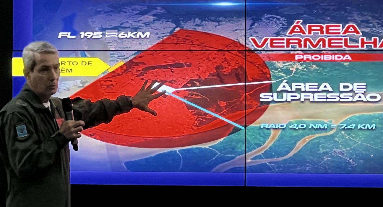 cupula-de-lideres-da-cop30-tera-restricao-de-voos,-cacas-e-anti-drones