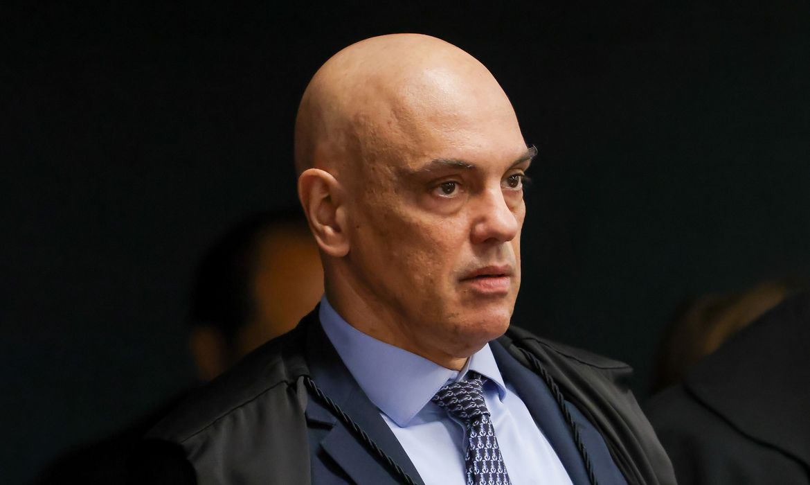 Brasília (DF) 13/11/2024 - Foto tirada na sessão da Primeira Turma do STF - 12/11/2024  Ministro Alexandre de Moraes durante a sessão da Primeira Turma do STF.  Foto: Gustavo Moreno/STF