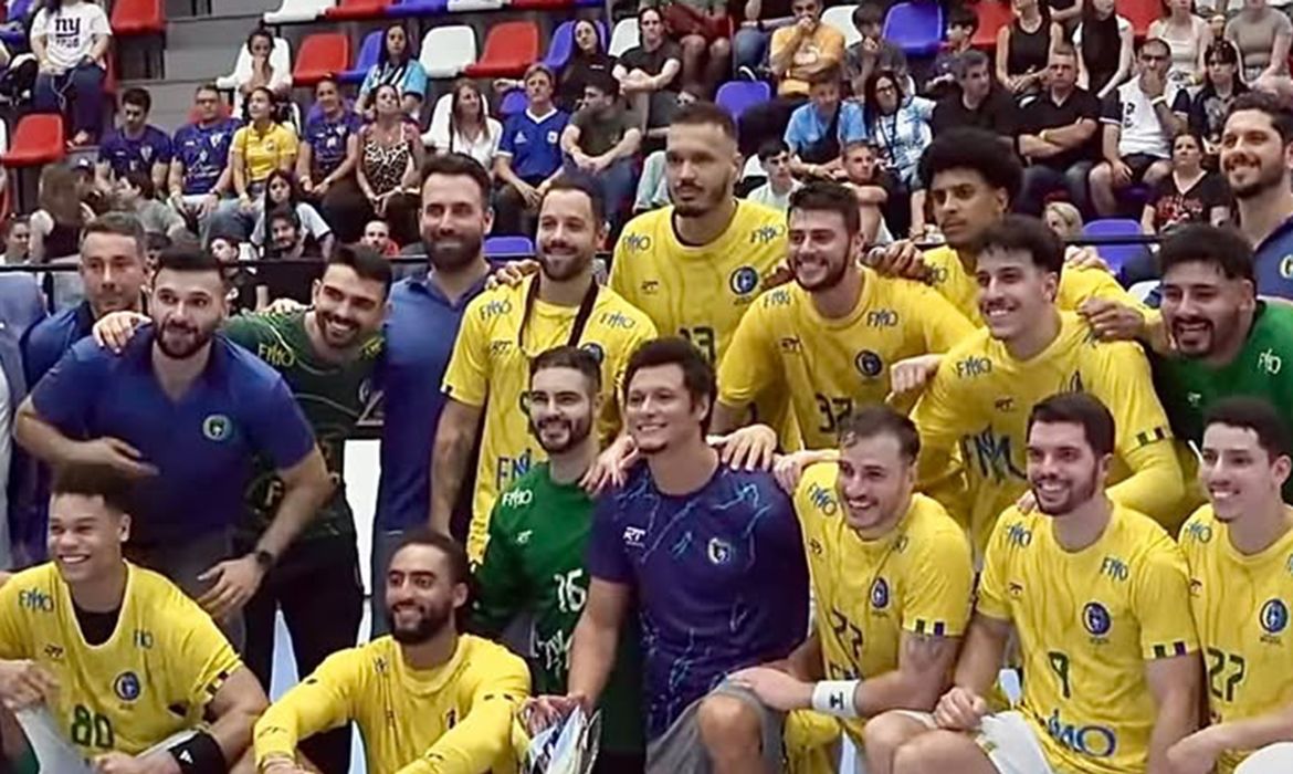 CBH/Divulgação Buenos Aires, 02/11/2025 - Time de Handebol do Brasil é campeão do Torneio Quatro Nações. Foto: CBH/Divulgação