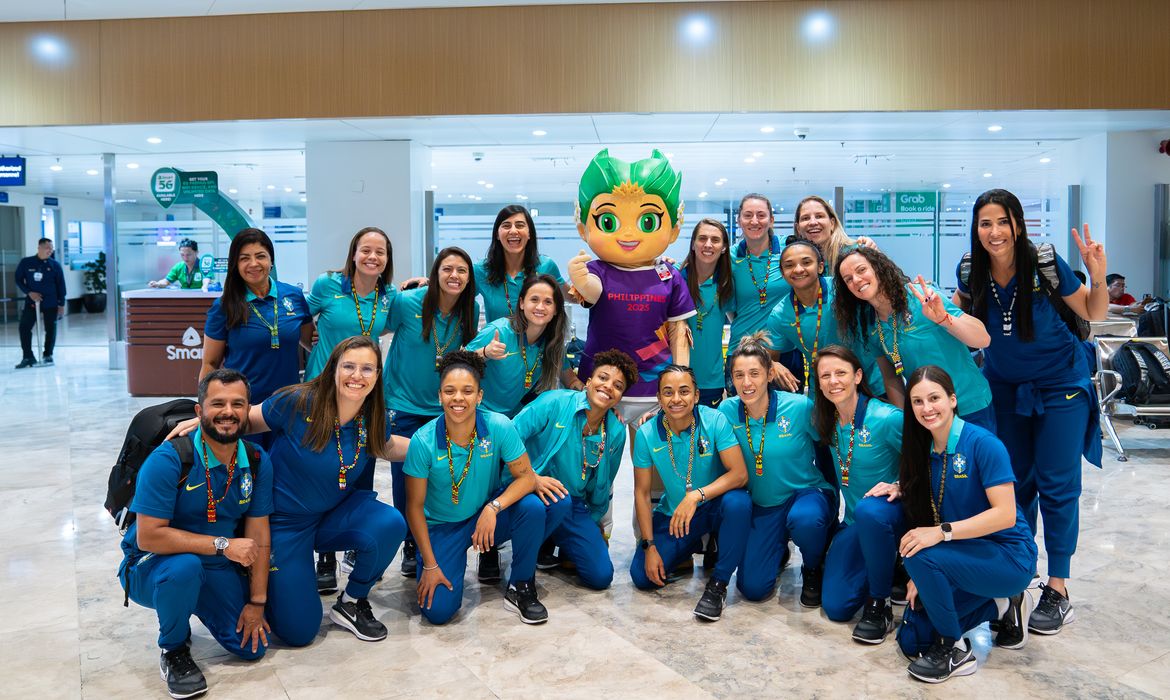 Fabio Souza/CBF/Direitos Reservados seleção feminina de futsal, mundial, filipinas