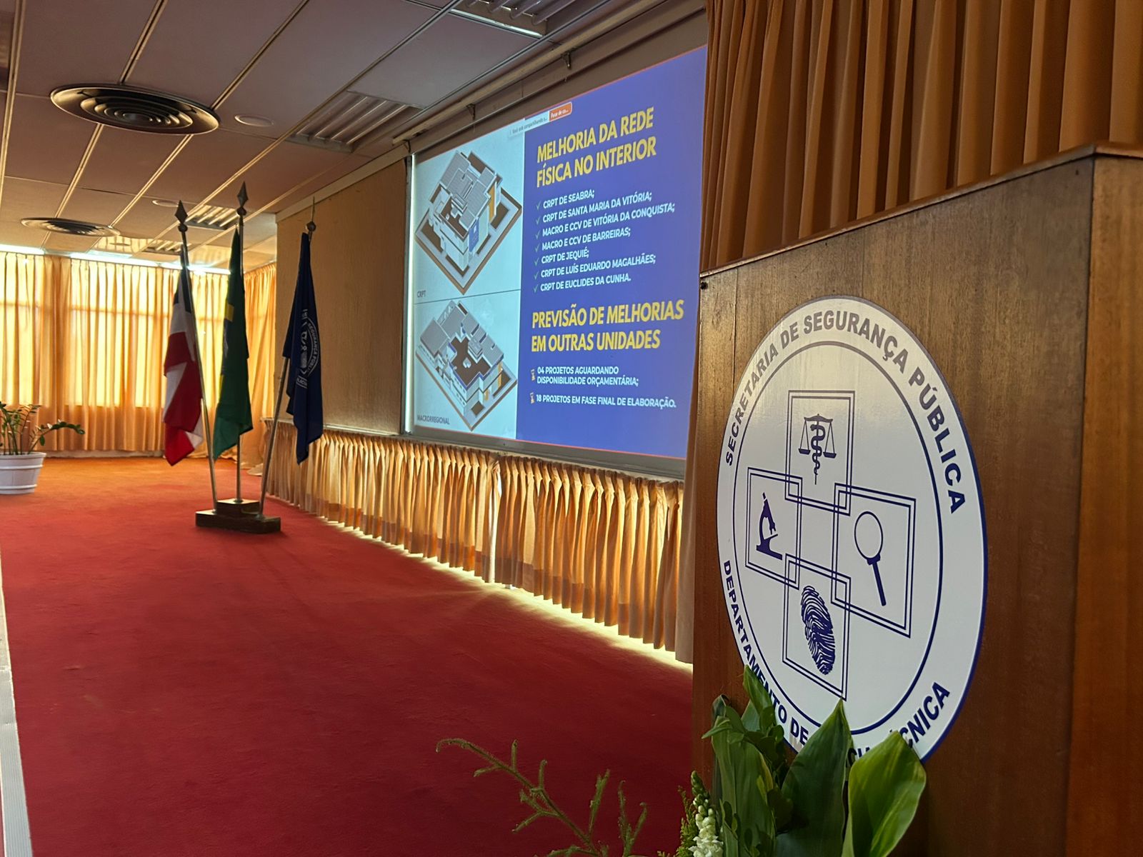 Polícia Técnica apresenta projeto de nova sede durante evento com servidores
