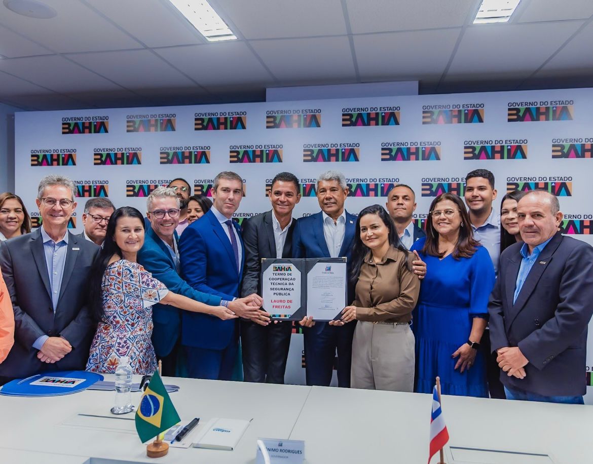 SSP e Prefeitura de Lauro de Freitas ampliam integração com assinatura de Termo de Cooperação 