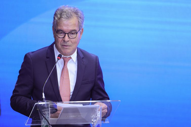 Brasília, (DF), 15/12/2025 – O presidente da APEXBrasil, Jorge Viana, participa da inauguração da nova sede da ApexBrasil e ato alusivo à abertura de 500 novos mercados para a exportação de produtos agropecuários.  Foto: Fabio Rodrigues-Pozzebom/ Agência Brasil