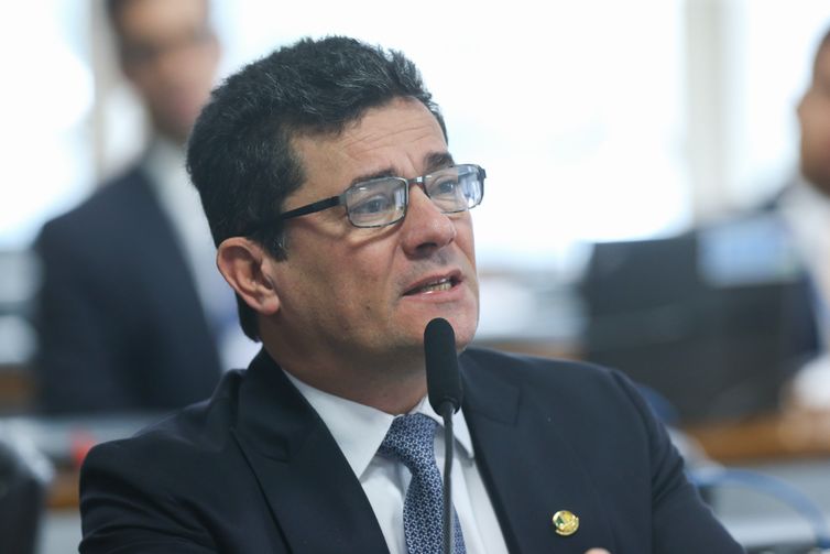 Brasília (DF) 18/05/2023  Senador, Sérgio Moro, na CCJ do Senado.  Foto Lula Marques/ Agência Brasil.