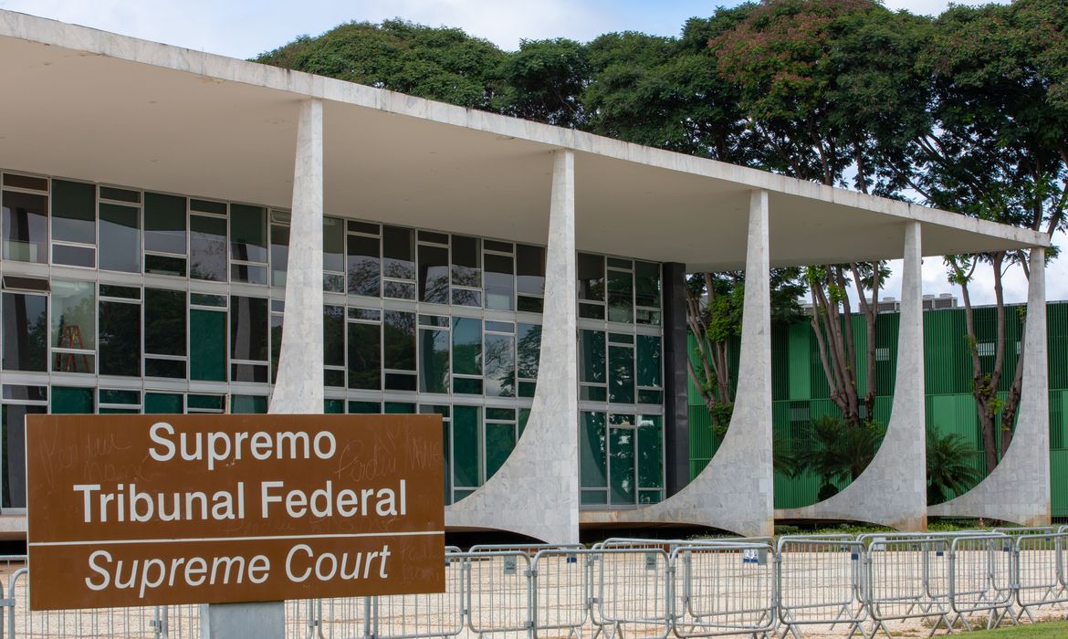 Fabio Rodrigues-Pozzebom/ Agência Brasil Brasília (DF) 11/04/2023 Fachada do palácio do Supremo Tribunal Federal (STF) Foto: Fabio Rodrigues-Pozzebom/ Agência Brasil