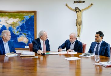 Brasília (DF), 31/10/2025 - Presidente da República, Luiz Inácio Lula da Silva, durante assinatura do Projeto de Lei Antifacção, elaborado pelo Governo do Brasil, no Palácio do Planalto. Foto: Ricardo Stuckert/PR