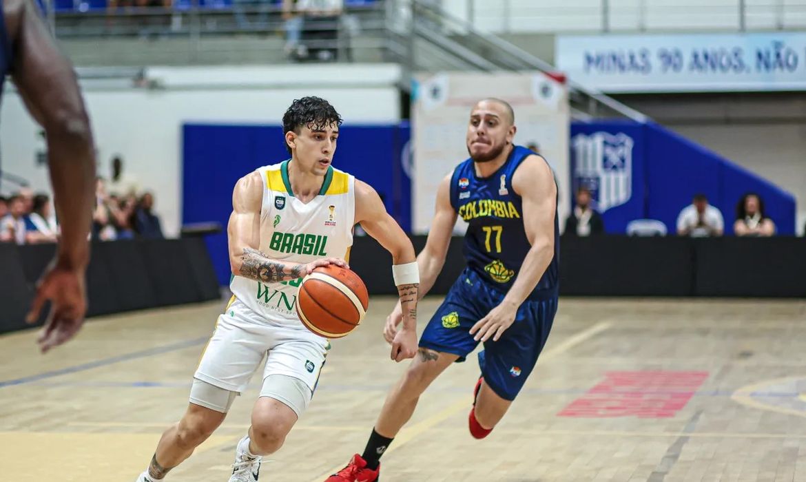 brasil, colômbia, seleção, basquete