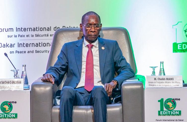 Brasília (DF), 22/04/2026 - Ministro da integração Africana Cheikh Niang.  Foto: Governo Senegal/Divulgação