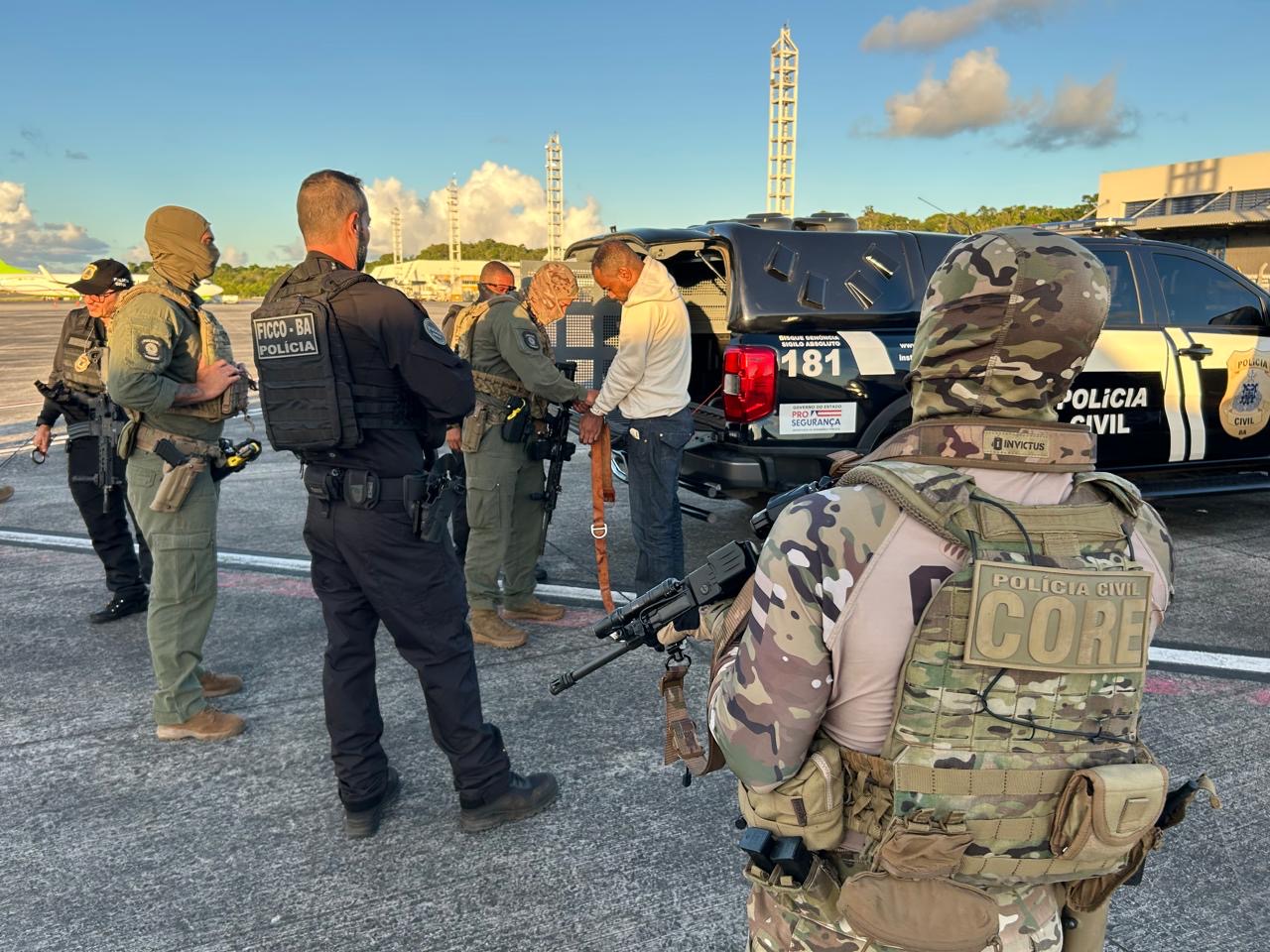 Com 102 prisões por dia em 2026, Polícia da Bahia ultrapassa a marca de 12.300 criminosos capturados
