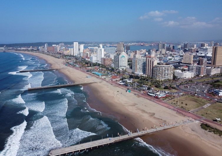 Vista da cidade de Durban, na África do Sul  15/07/2025  REUTERS/Rogan Ward