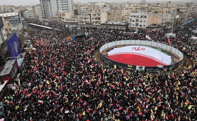 Iranians take part in a protest marking the annual al-Quds Day (Jerusalem Day) on the last Friday of the holy month of Ramadan, amid the U.S.-Israeli conflict with Iran, in Tehran, Iran, March 13, 2026. Majid Asgaripour/WANA (West Asia News Agency) via REUTERS ATTENTION EDITORS - THIS PICTURE WAS PROVIDED BY A THIRD PARTY      TPX IMAGES OF THE DAY