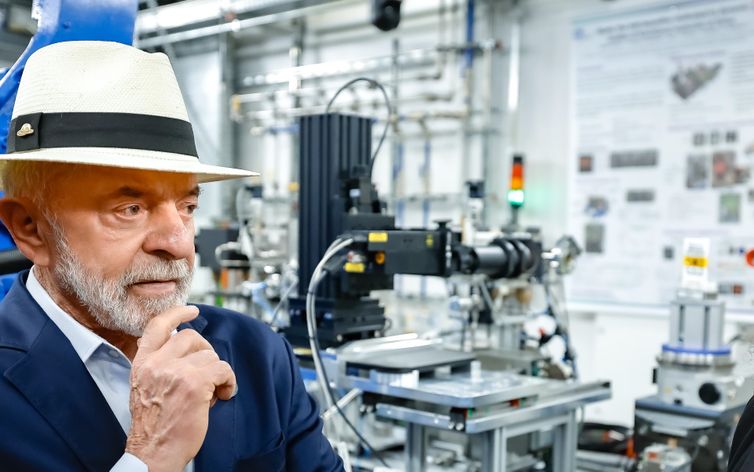 18.05.2026 - Presidente da República, Luiz Inácio Lula da Silva, durante visita às quatro novas linhas de luz do CNPEM, na Rua Giuseppe Máximo Scolfaro, nº 10.000, Polo II de Alta Tecnologia de Campinas, Campinas - SP.    Foto: Ricardo Stuckert / PR